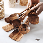 Teak Wooden Utensil Set