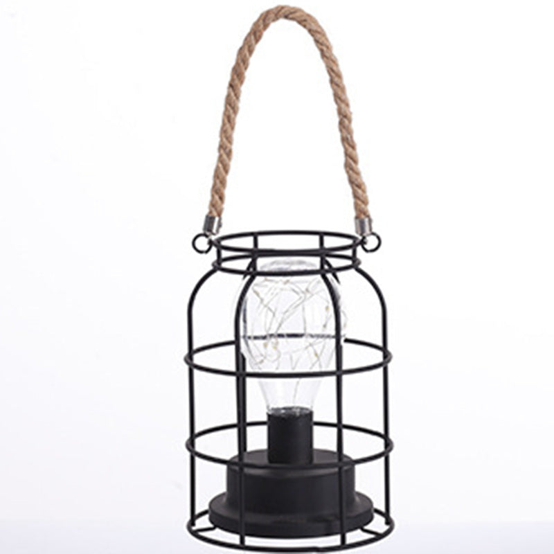 Minimalist Geometric Iron Table Lamp