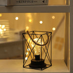 Minimalist Geometric Iron Table Lamp