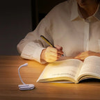 Flexible LED Clip-On Reading Light with Gooseneck