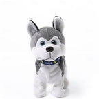 Interactive Electronic Plush Puppy Toy with Sound Control