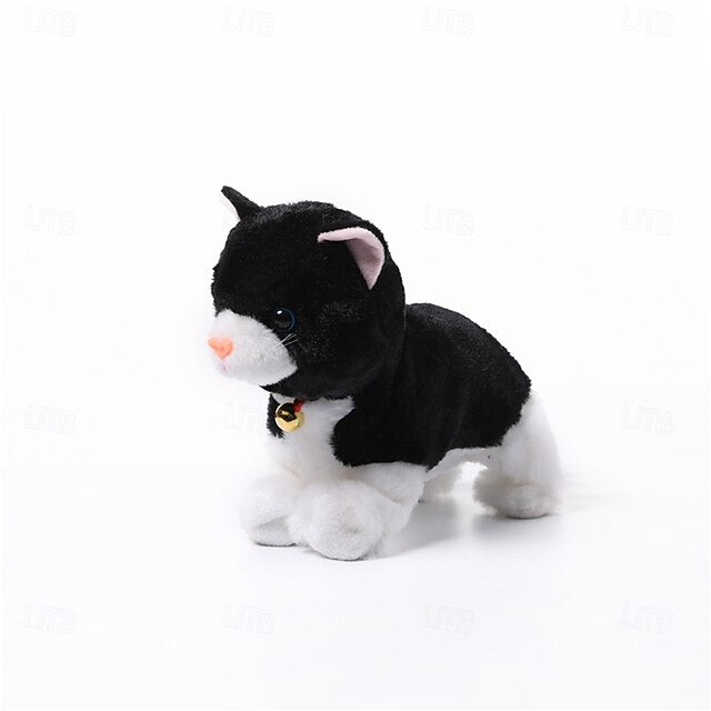 Interactive Electronic Plush Puppy Toy with Sound Control