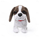 Interactive Electronic Plush Puppy Toy with Sound Control