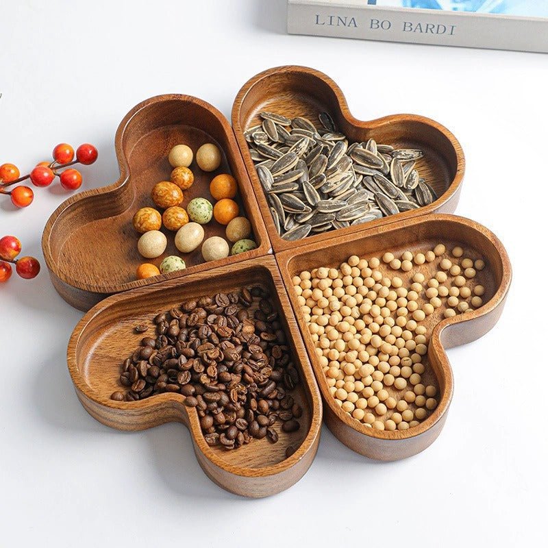 Heart Shaped Pine Wood Bowl