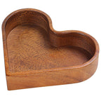 Heart Shaped Pine Wood Bowl