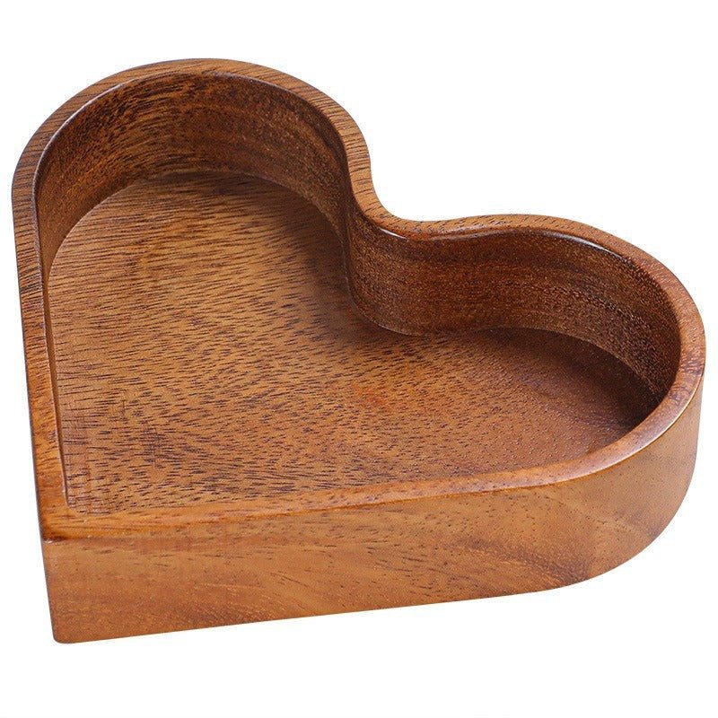 Heart Shaped Pine Wood Bowl