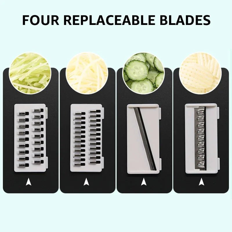 Multifunction Vegetable Cutter with Drain Basket