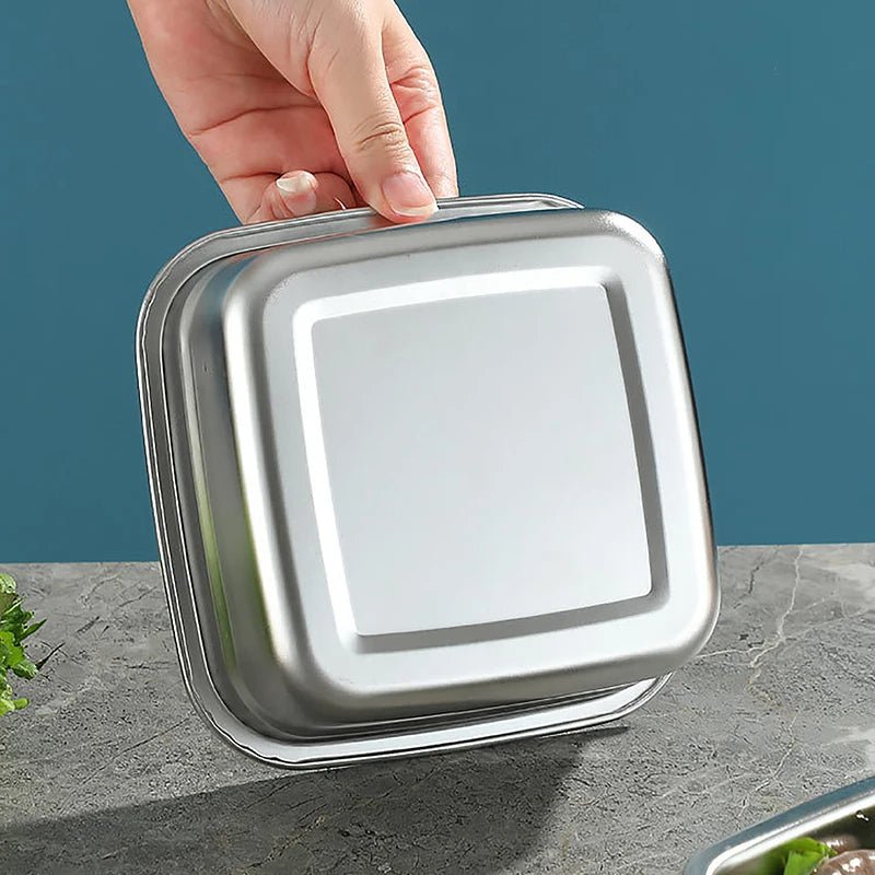 Stainless Steel Food Storage Containers with Snap Seal Lid