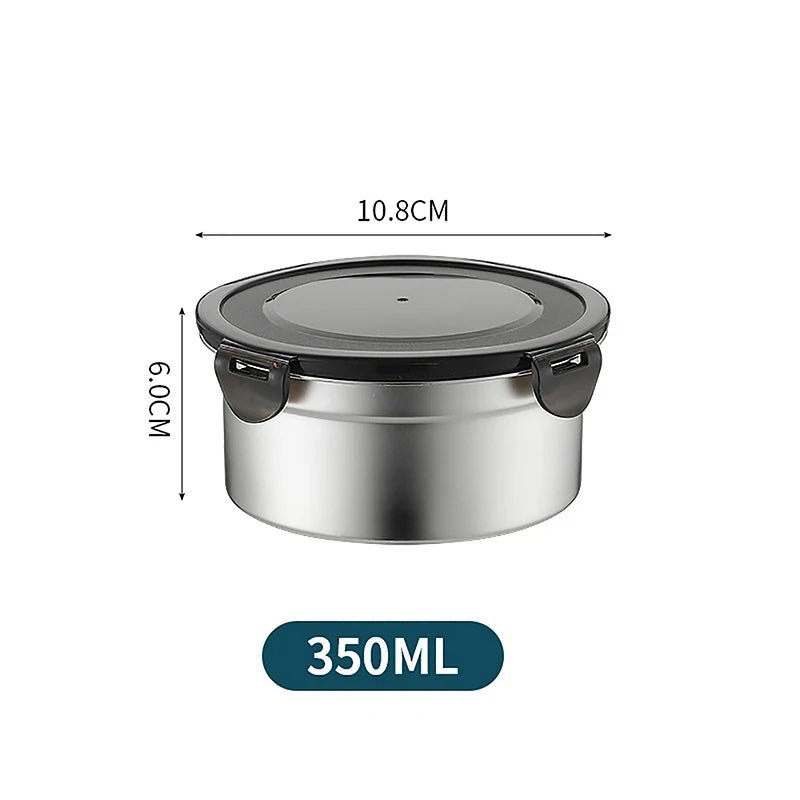 Stainless Steel Food Storage Containers with Snap Seal Lid