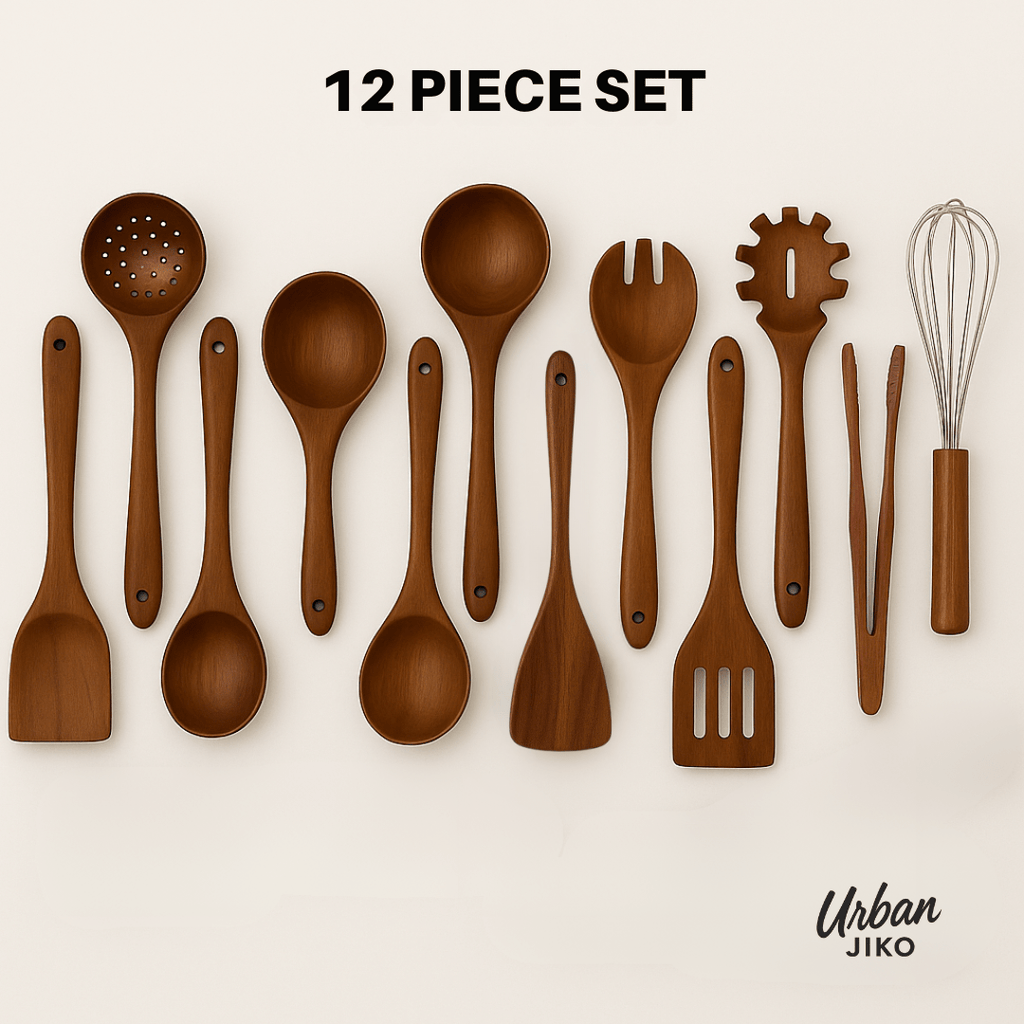 Teak Wooden Utensil Set