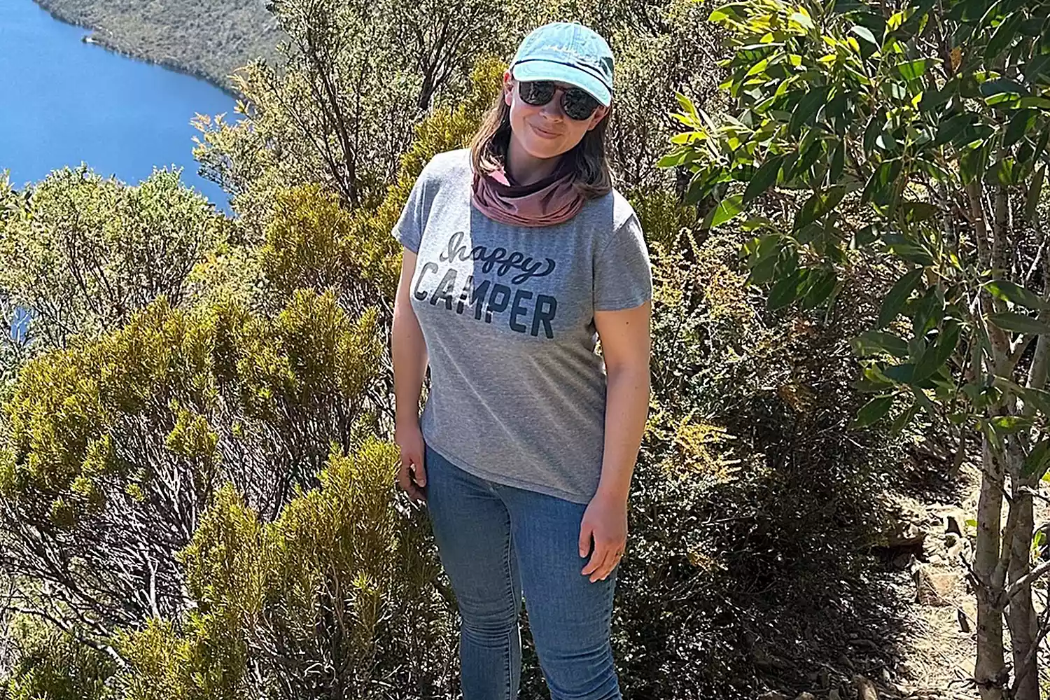 Bindi Irwin goes on a hike