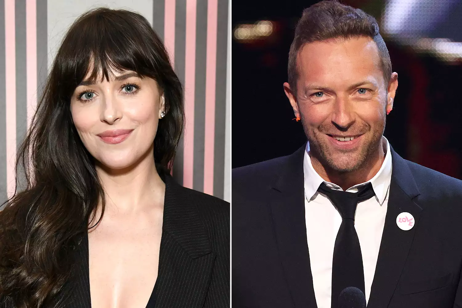 Dakota Johnson and Chris Martin