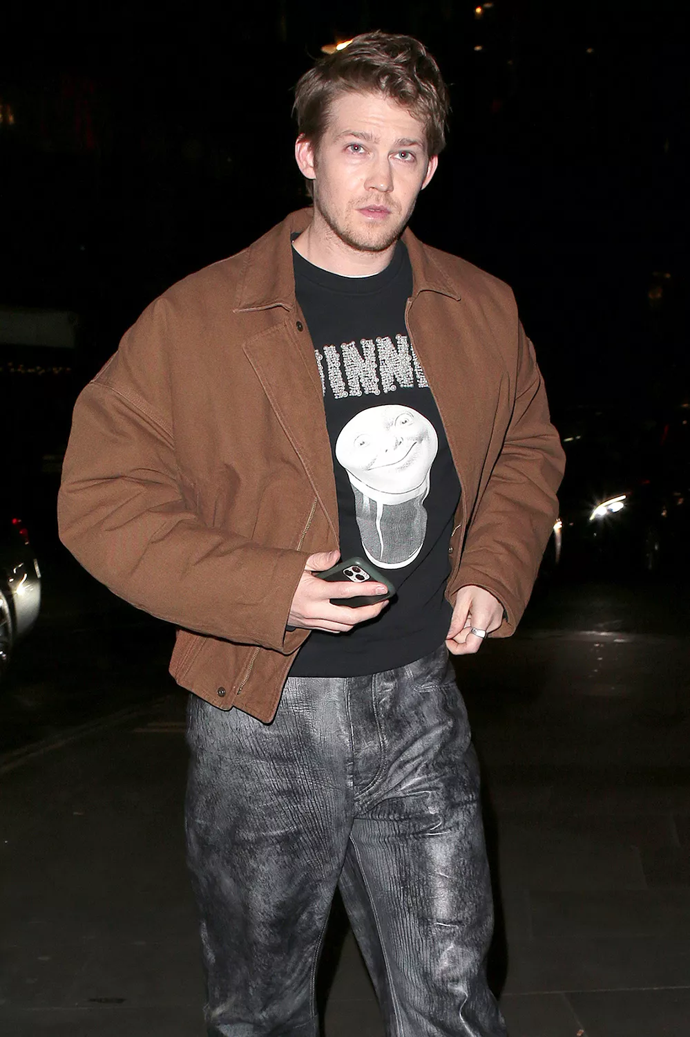 Joe Alwyn attending JW Anderson x Guinness event in London.